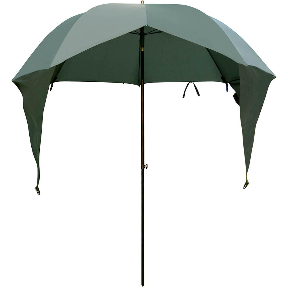 Yoshikawa 2 WAY USES 2.2M CARP FISHING TACKLE UMBRELLA BROLLY SHELTER STORM SIDES TOP TILT