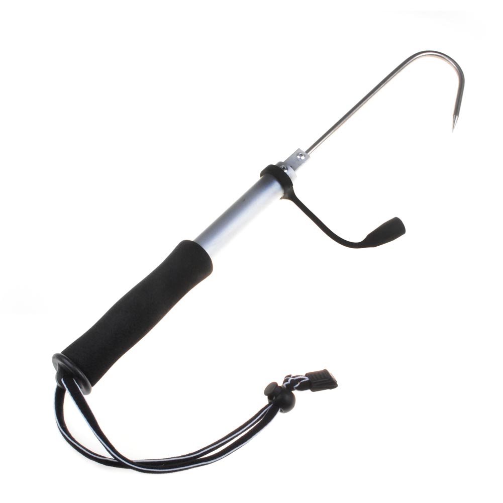 Yoshikawa Saltwater Boat Fishing Landing Gaff Stainless Steel Hook Retractable 24"