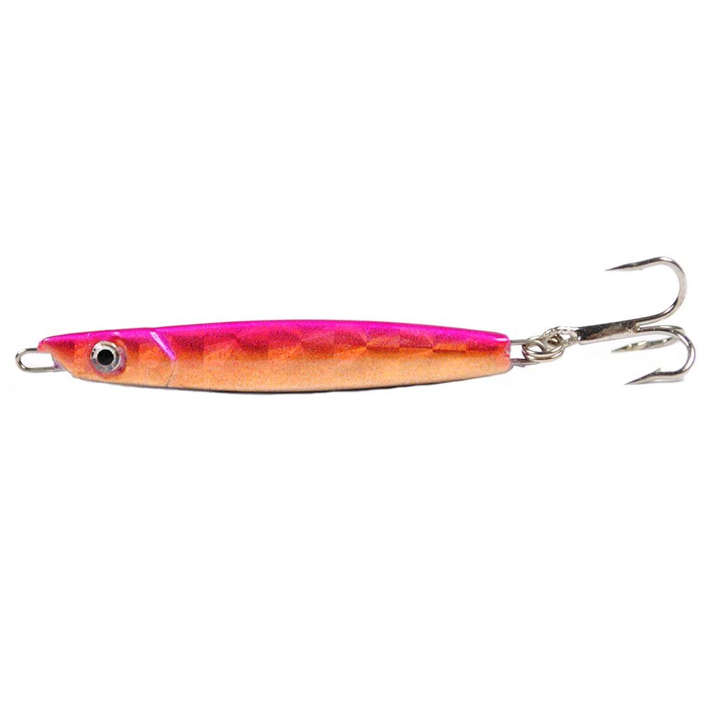 Yoshikawa Casting Jig Metal Bait Lure Saltwater Freshwater Bass Fishing Lure 1/4oz,1/2oz Treble Hooks Multi-color