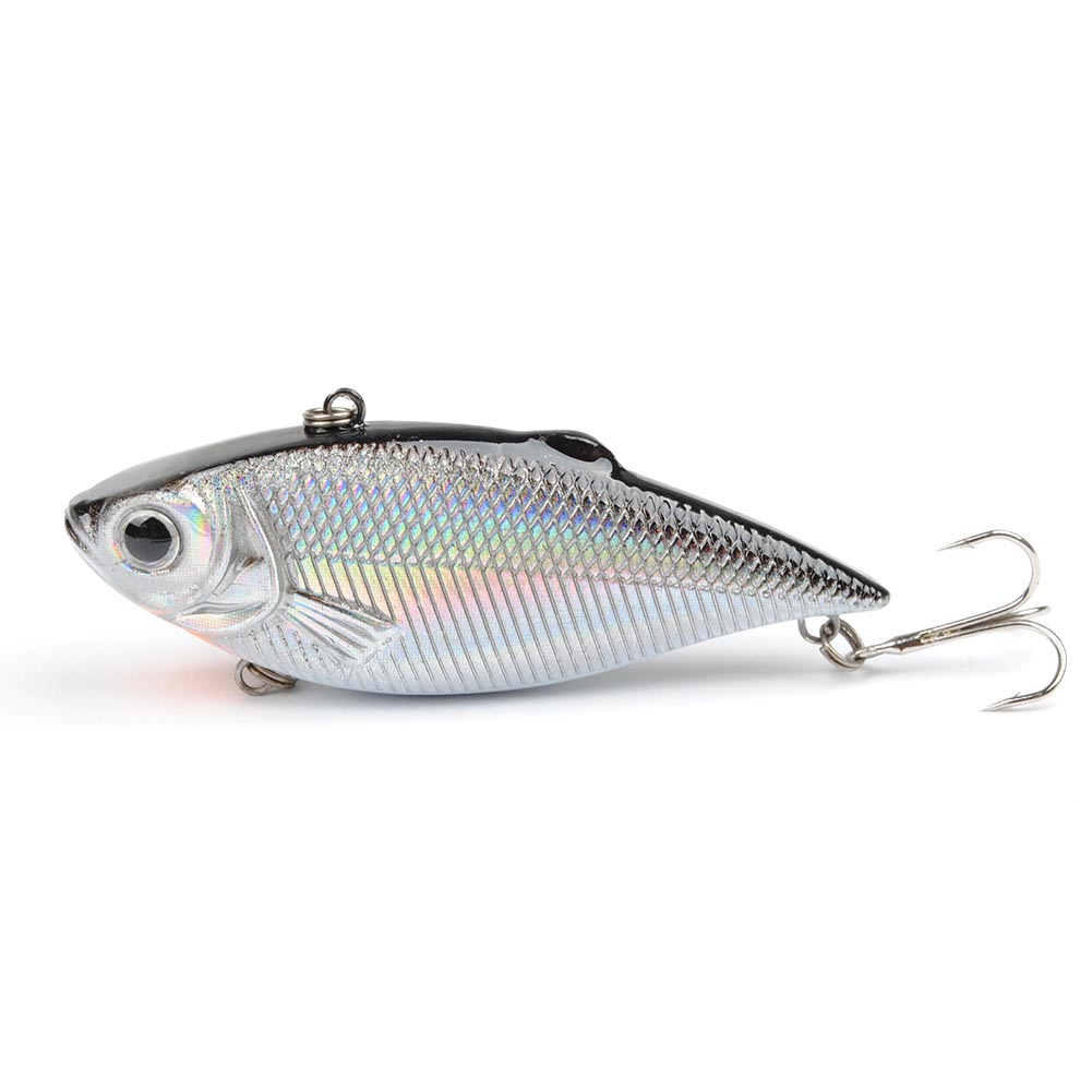 Yoshikawa Fishing Lure Crankbaits Rattlin Bait VIB Lipless Sinking Bass Perch 60mm 7g Black Silver