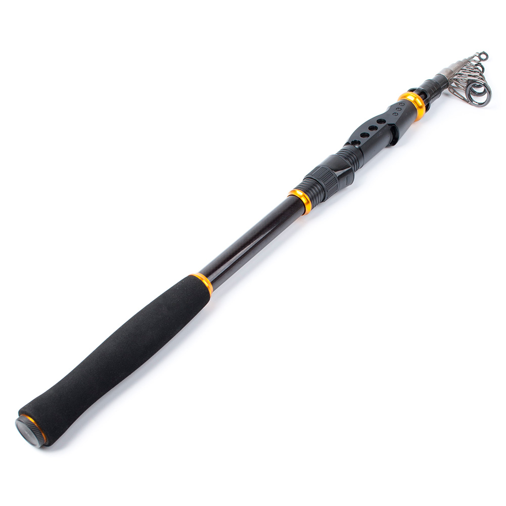 2.7M / 8.9FT Telescopic Spinning Fishing Rod Travel Pole Saltwater Carbon Fiber