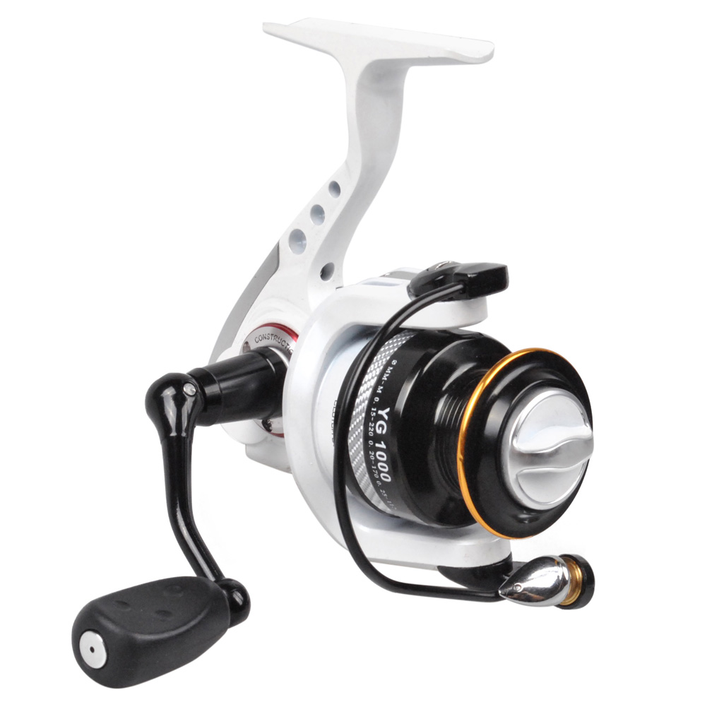 Yoshikawa Fishing Spinning Reel Compact Built 11 Ball Bearings High Speed YG1000 White