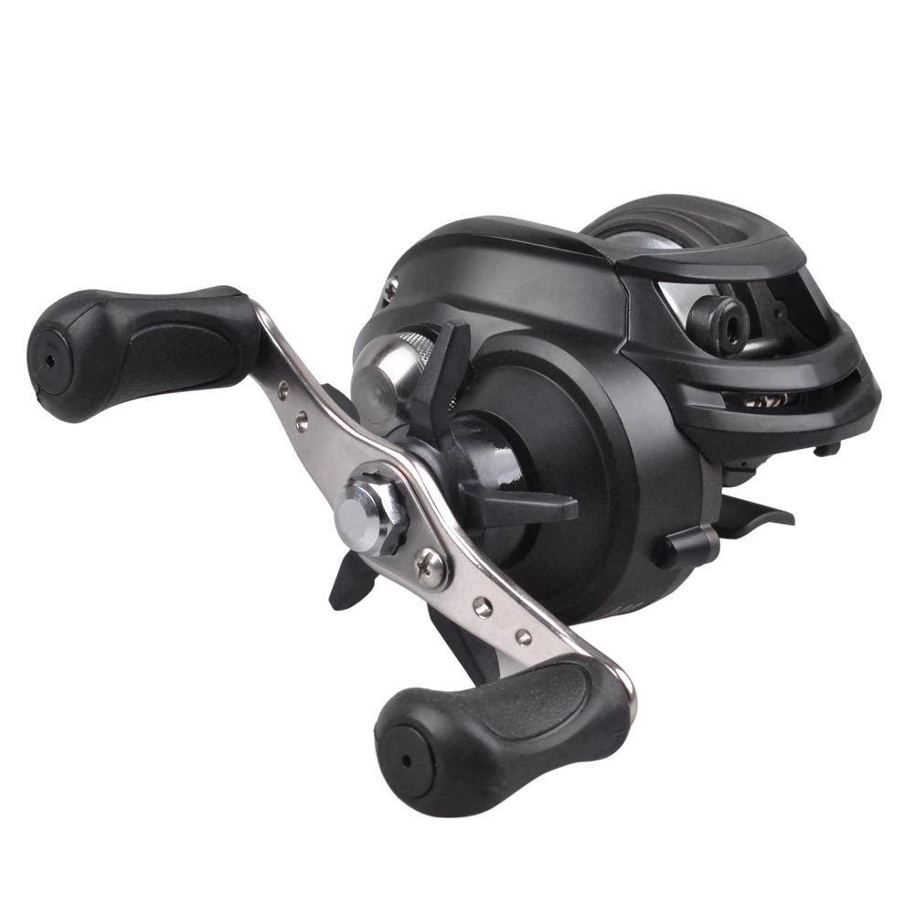 Yoshikawa Baitcasting Reel Low Profile High Speed Right Hand 7+1BB 6.3:1 Black
