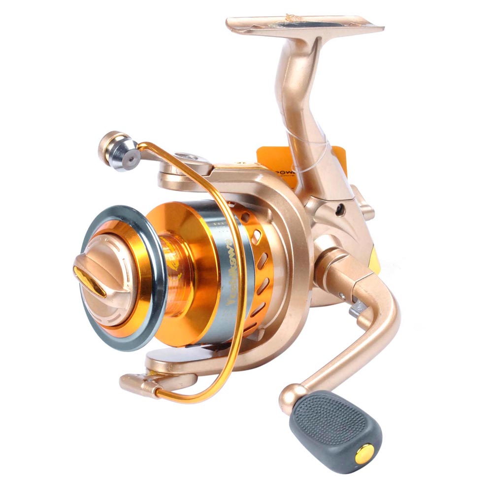 Yoshikawa Fishing Spinning Reel Aluminum Spool EM5000 10 Ball Bearings Orange