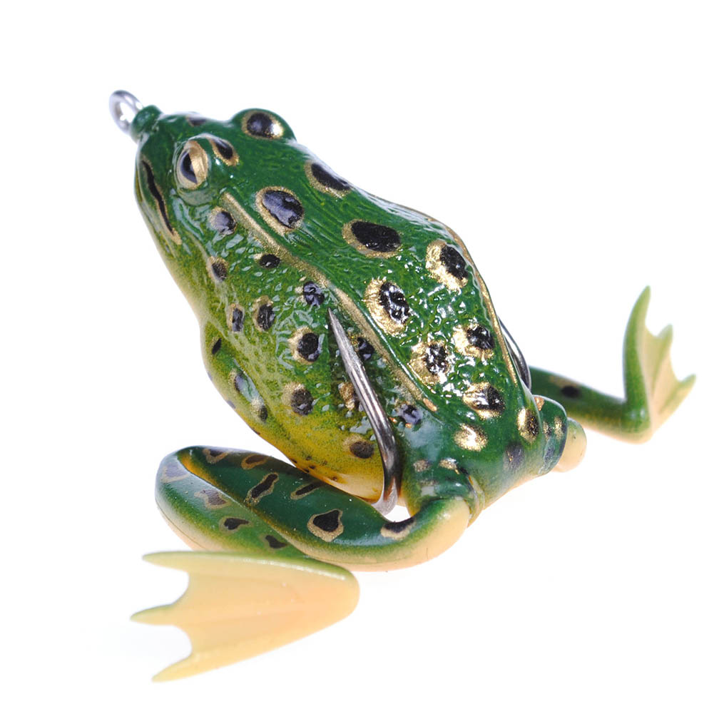 Yoshikawa Topwater Fishing Frog Hollow Body Soft Plastic Bait 16g Big Bass Lure