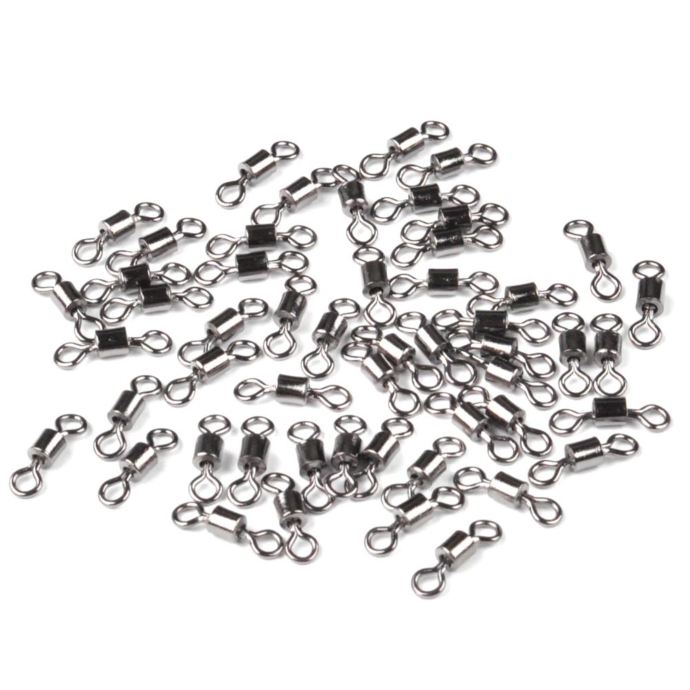 Yoshikawa Fishing Rolling Swivel #1 104Lbs Connector Hook Link(pack of 50)