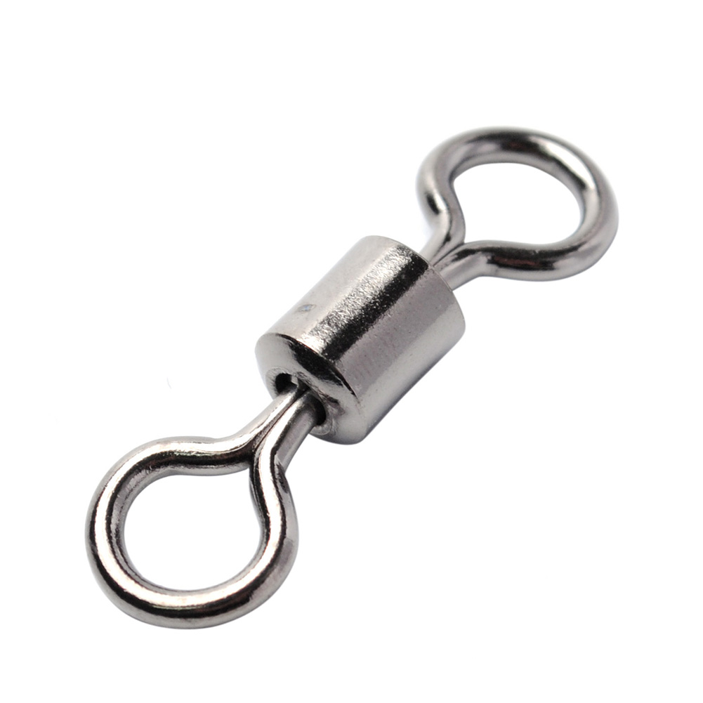Yoshikawa Saltwater Fishing Rolling Swivel Barrel Size 7 49Lb Stainless Steel(pack of 50)