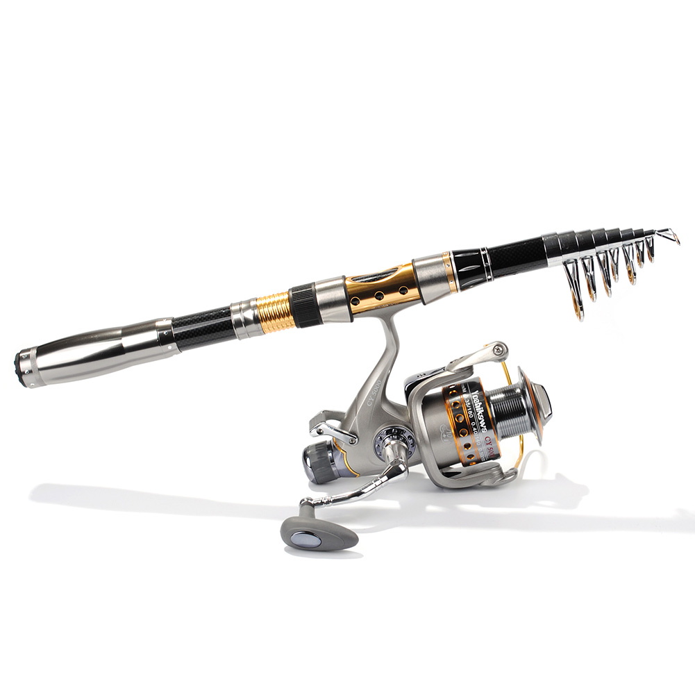 Yoshikawa Saltwater Fishing Spinning Rod and Reel Combo Surfcasting Telescopic 8.9FT/ Bait Feeder runner Size 5000